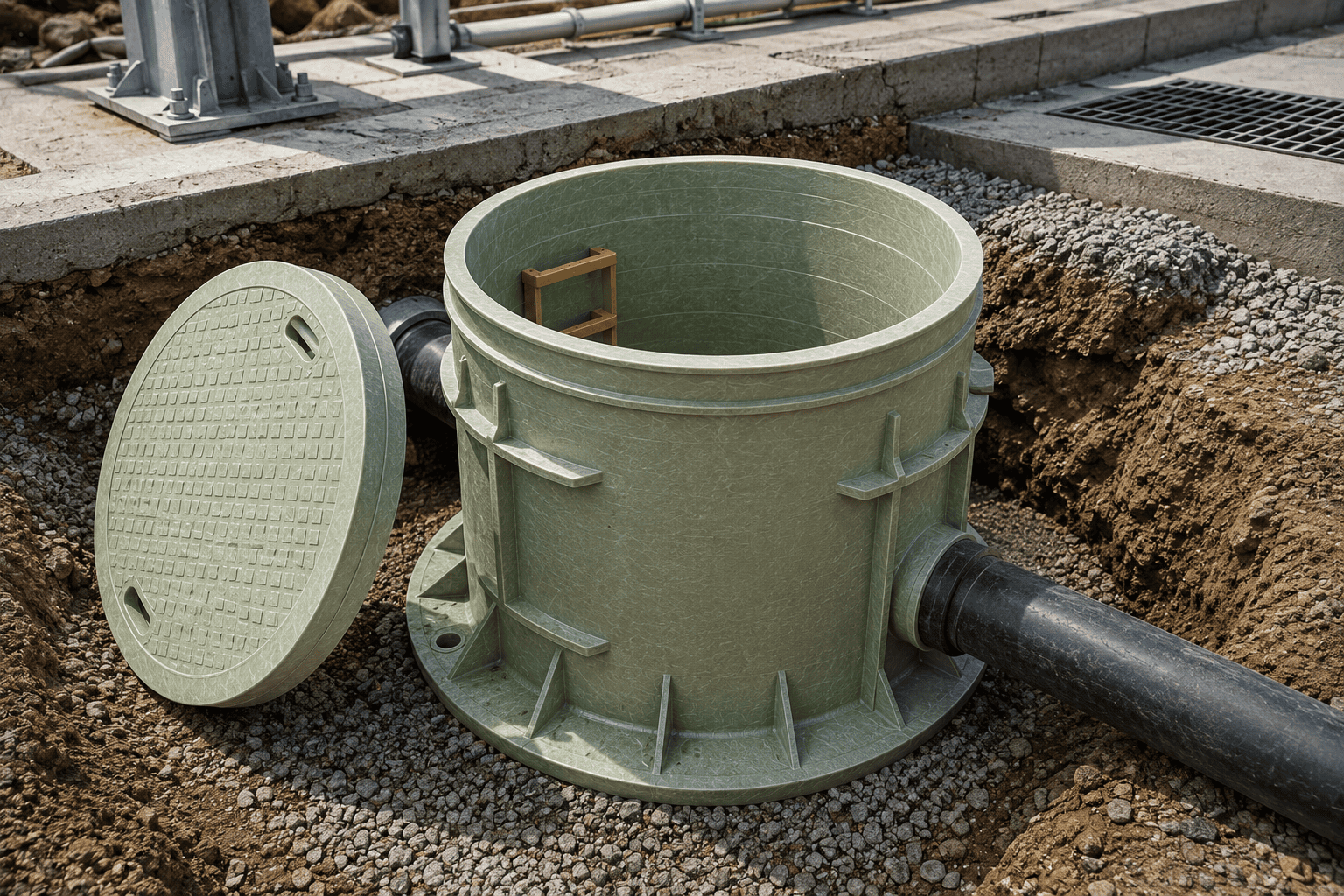 GRP Manhole System for Saudi Arabia